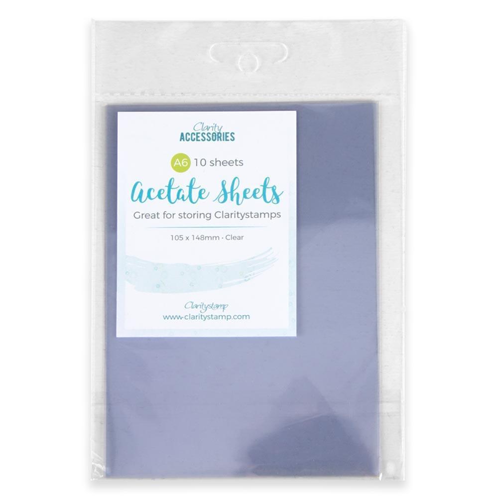 Claritystamp 10x Clear Acetate Sheets A6