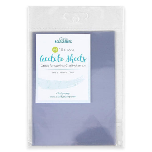 Claritystamp 10x Clear Acetate Sheets A6