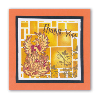 CLEARANCE Phoenix A6 Stamp & Mask