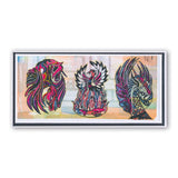 Dragon, Phoenix & Unicorns A6 Stamp & Mask Collection