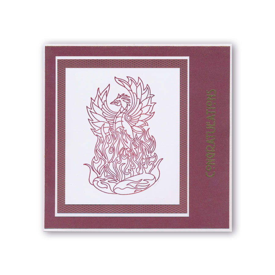 CLEARANCE Phoenix A6 Stamp & Mask