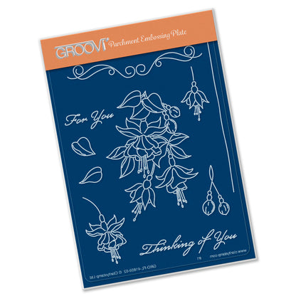 Linda's Fuchsia A6 Groovi Plate