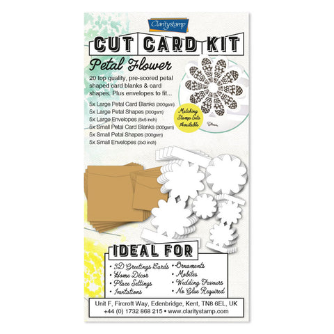 Clarity Cut Card Kit - Petal Flower Set