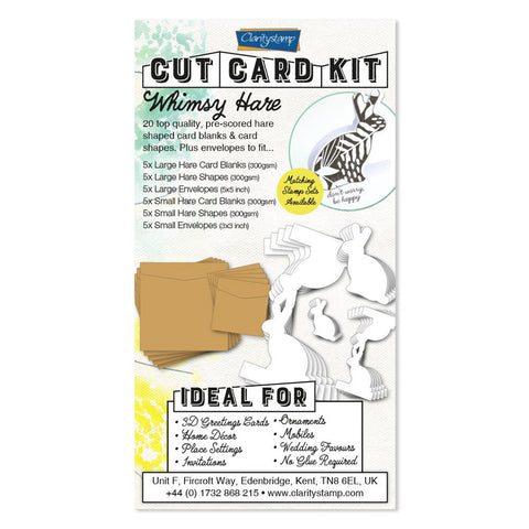 Clarity Cut Card Kit - Whimsy Hare Set