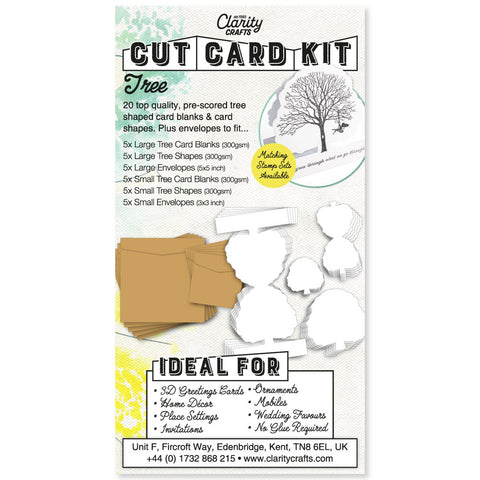 Clarity Cut Card Kit - Tree Set