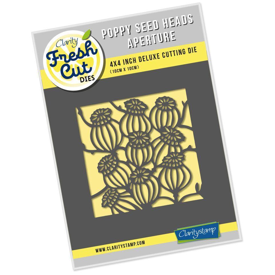 Poppy Seed Heads Aperture Clarity Fresh Cut Die