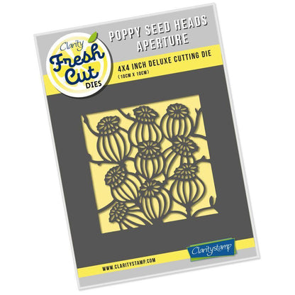 Poppy Seed Heads Aperture Clarity Fresh Cut Die