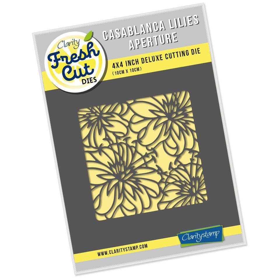 Casablanca Lilies Aperture Clarity Fresh Cut Die