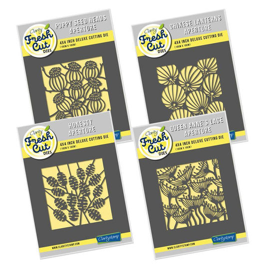 Seeds & Pods Aperture Quartet Clarity Fresh Cut Dies