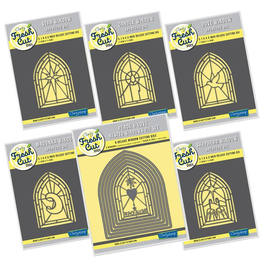 Christmas Windows Collection Clarity Fresh Cut Dies