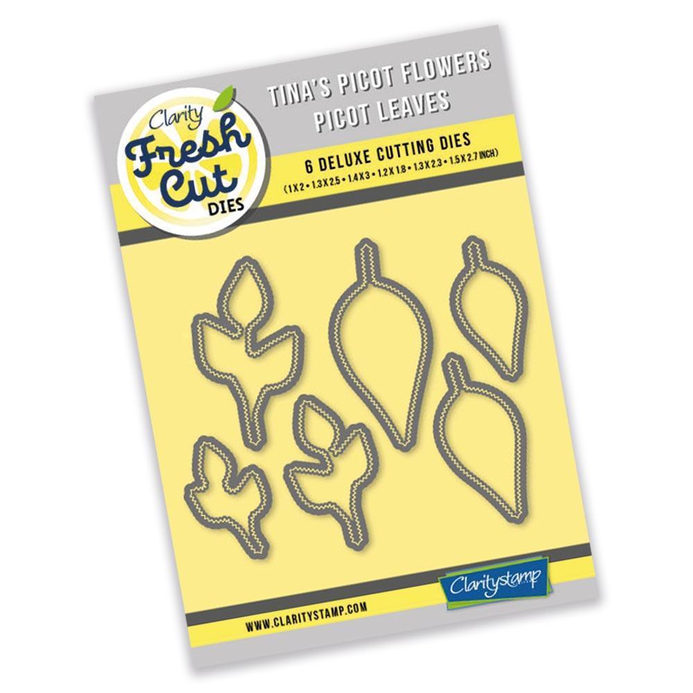 Tina's Picot Leaves Die Set Clarity Fresh Cut Dies