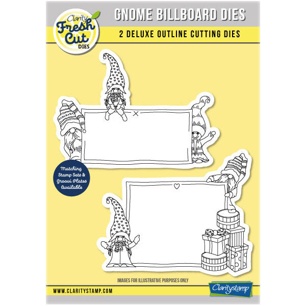 Barbara's Feel Güd Gnome Billboard Outline Die Set