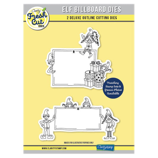 Barbara's Elves Billboard Outline Die Set