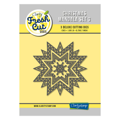 Christmas Mandala Set 3 Clarity Fresh Cut Die