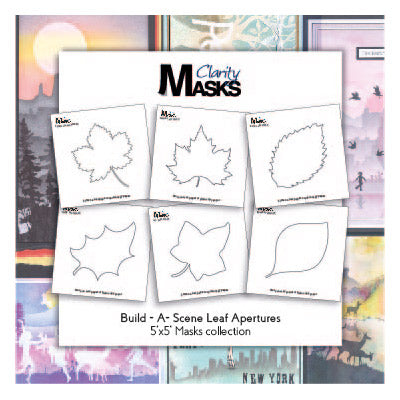 Build-a-Scene Set of 6 5" x 5' Leaf Aperture Masks