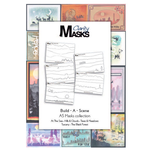 Build-a-Scene Set of 5 A5 Landscape Masks