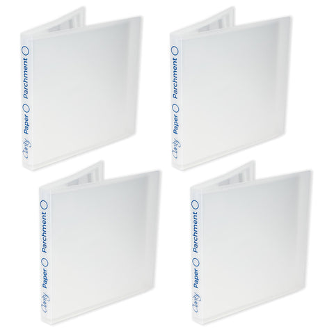 Set of 4 8" x 8" Designer Paper & Parchment Folders