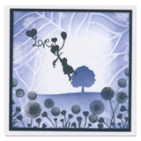 KISS by Clarity - Build-a-Scene Dandelion Heads A6 Stamp Set