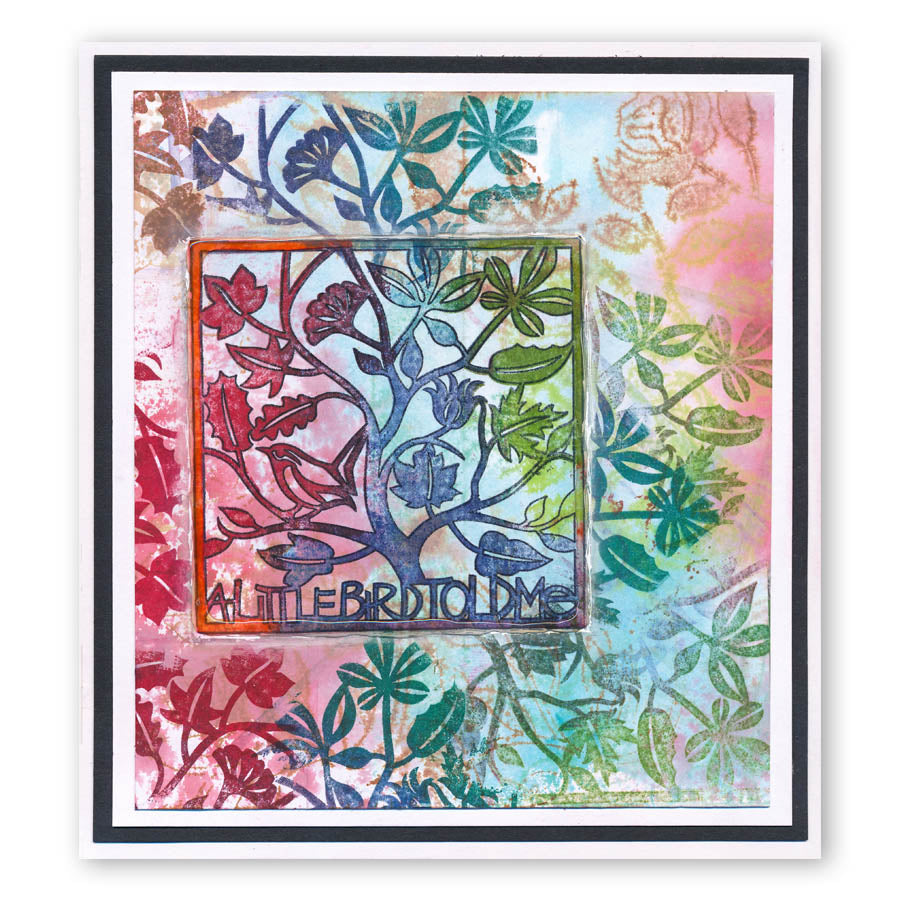 A Little Bird Told Me - Three Way Overlay A4 Stamp Set