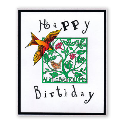 A Little Bird Told Me - Three Way Overlay A4 Stamp Set