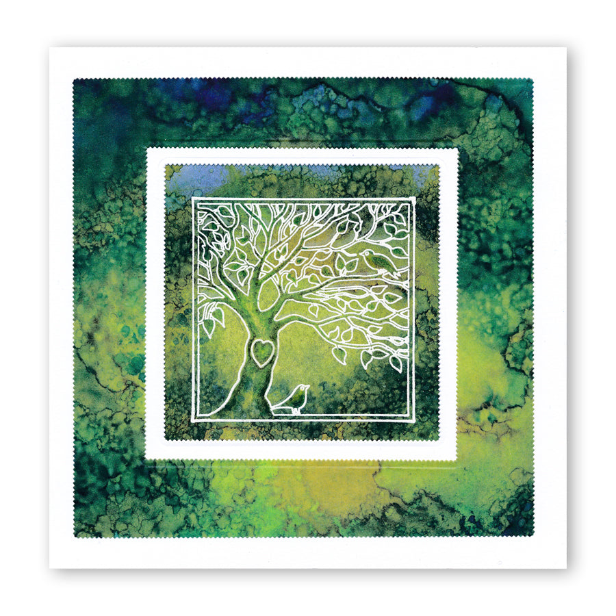 The Happy Couple - Three Way Overlay A4 Slim Stamp Set