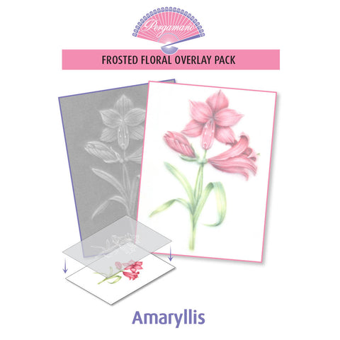 Frosted Floral Overlay Pack - Amaryllis