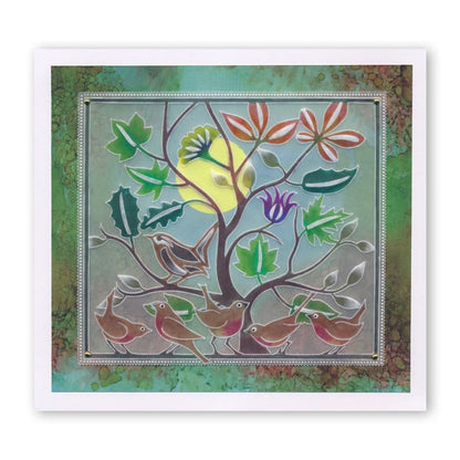 CLEARANCE A Little Bird Told Me A5 Square Groovi Plate