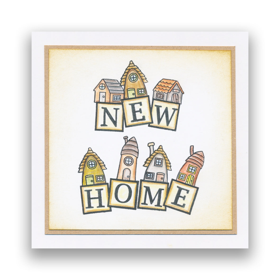 Barbara's SHAC Funky Houses A5 Stamp & Mask Set