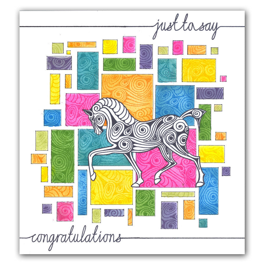 Abstract Squares 7" x 7" Stencil Collection