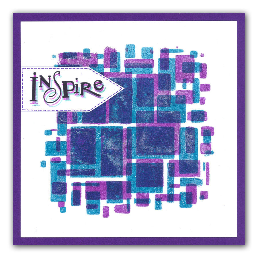 Abstract Squares 7" x 7" Stencil Collection