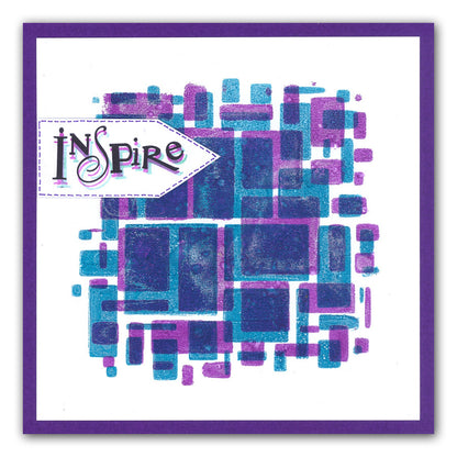 Abstract Squares 7" x 7" Stencil Collection