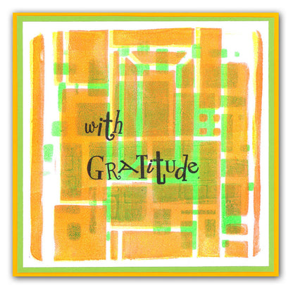 Abstract Squares 7" x 7" Stencil Collection