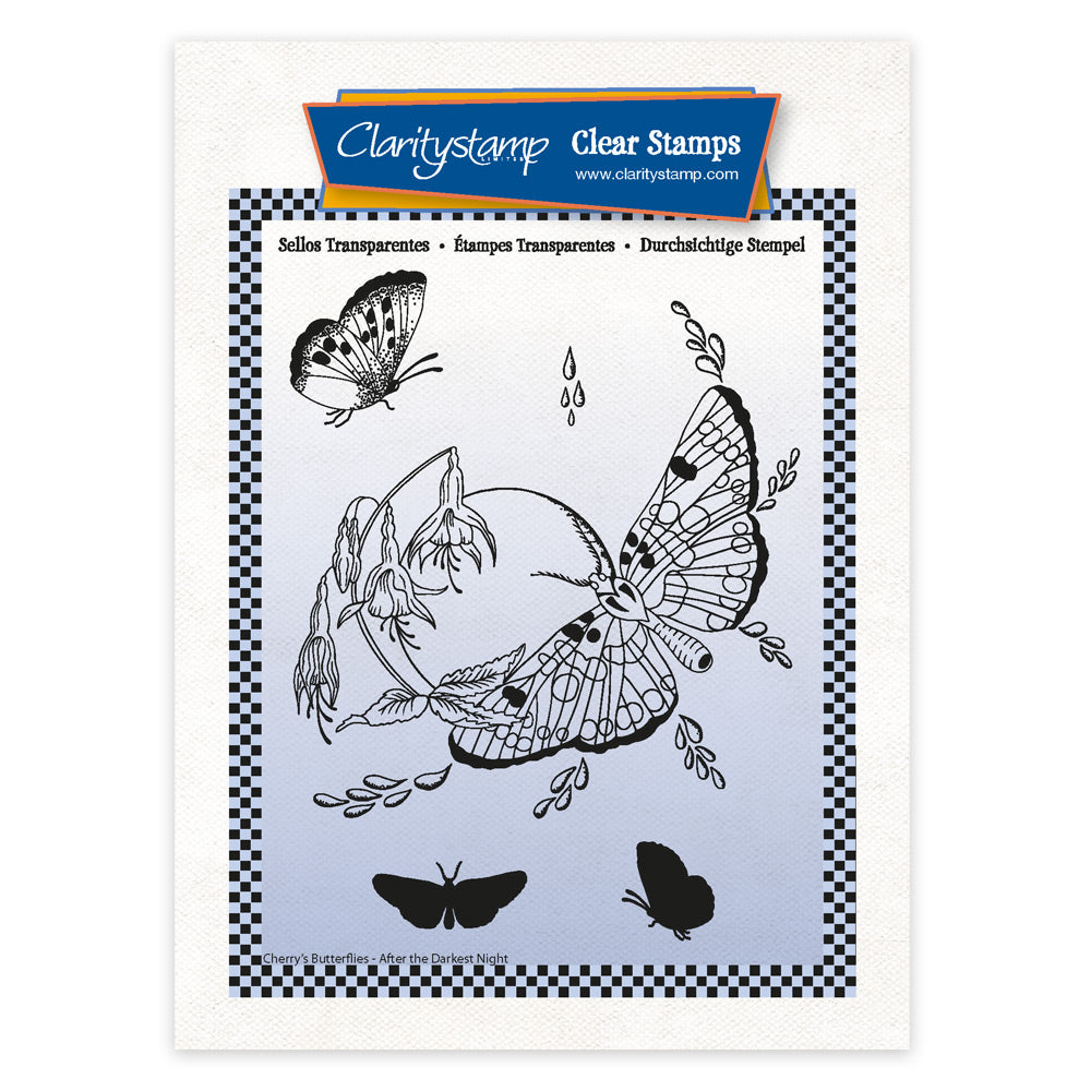 CLEARANCE After the Darkest Night A6 Square Stamp & Mask Set