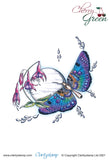 Cherry's Butterfly Montages A5 & A6 Stamp & Mask Collection