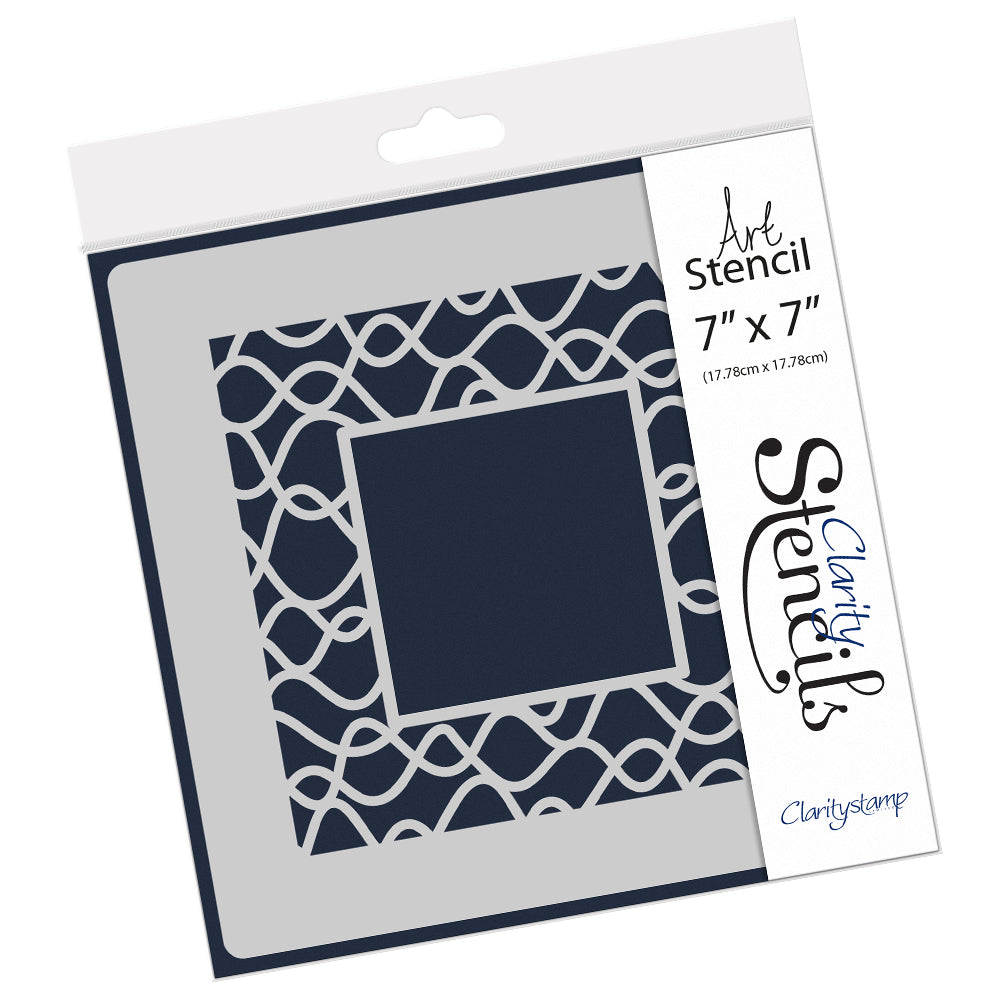 Airwaves Box Frame 7" x 7" Stencil