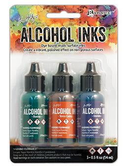Alcohol Ink Set - Rustic Lodge