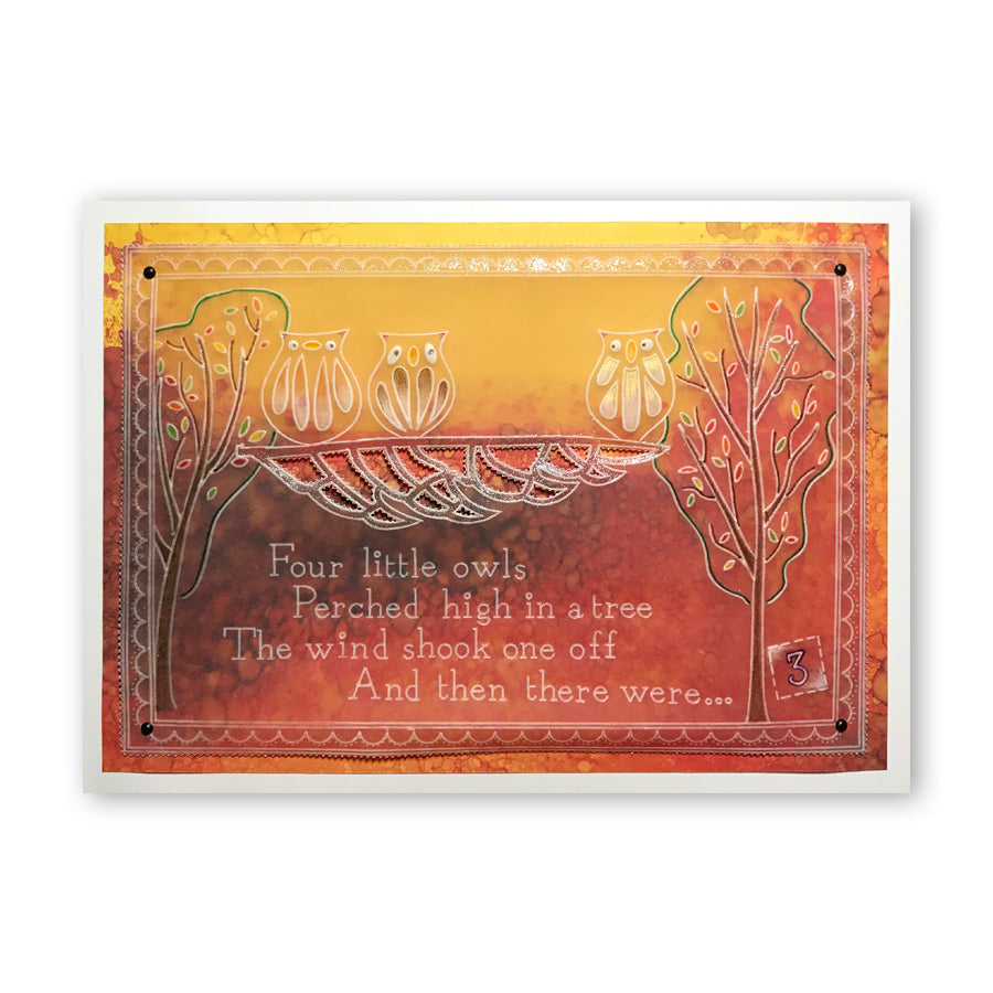 Funky Foliage & Seed Heads A6 Groovi Plate Set