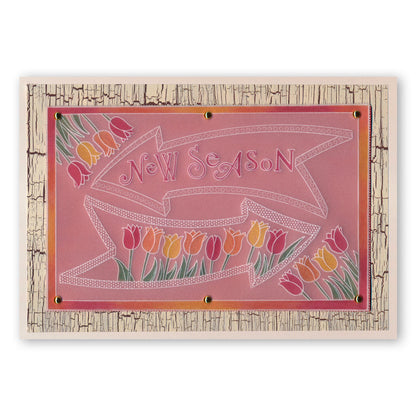 Christmas Word Chains Groovi Border Plate