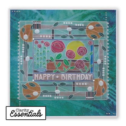 Art Nouveau Alphabet A6 Groovi Plate