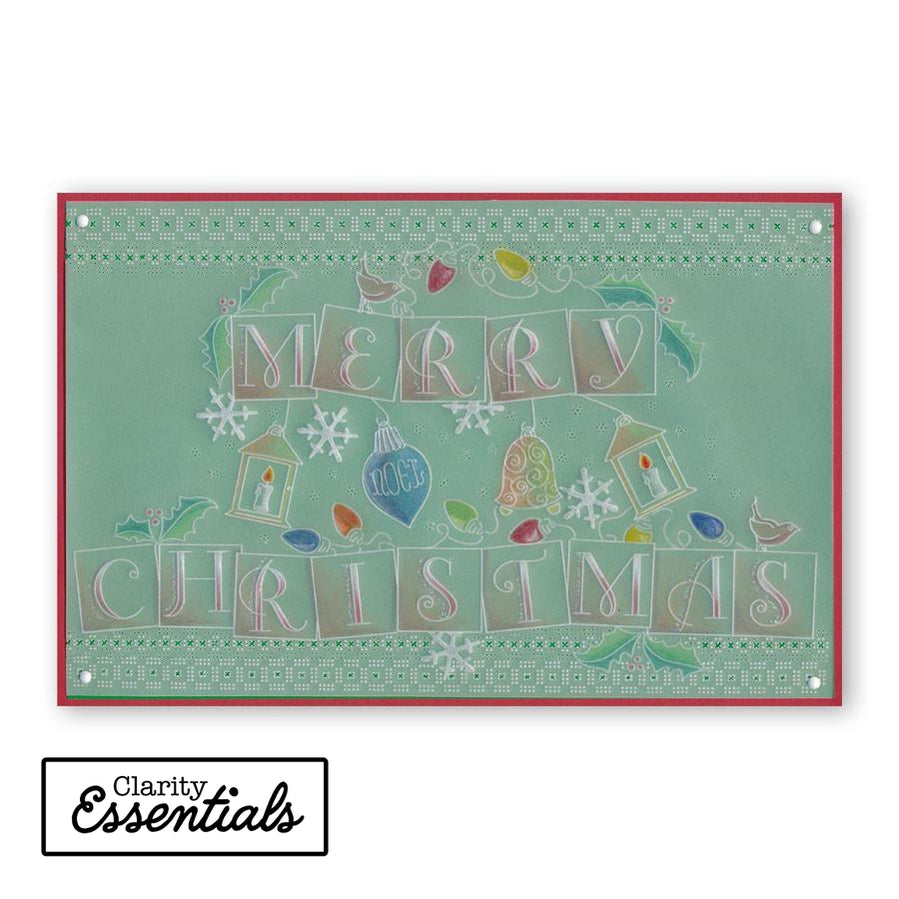 Art Deco Alphabet Groovi Border Plate Mate