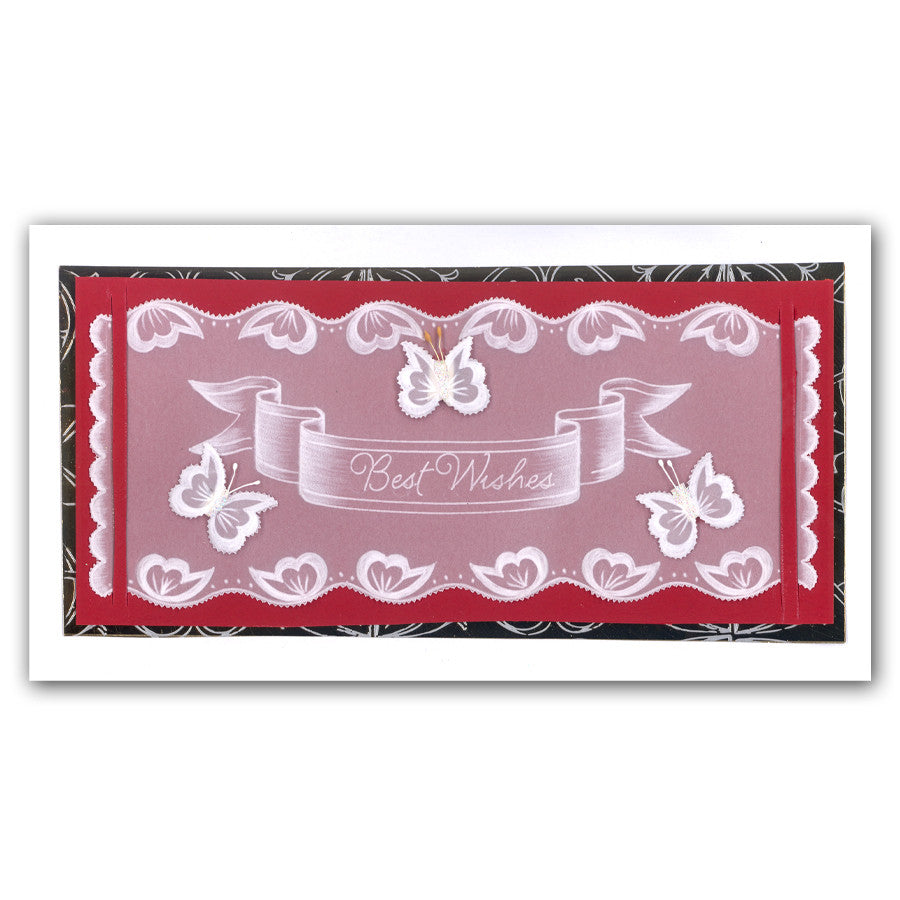 Art Deco Flowers 2 Groovi Border Plate