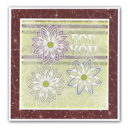 Art Deco & Ocean Swirls Groovi Border Plate Set