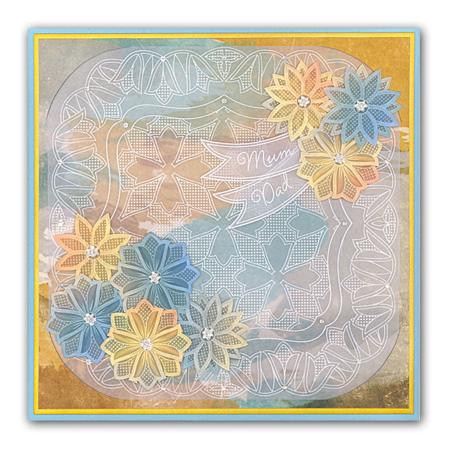 Art Deco & Ocean Swirls Groovi Border Plate Set