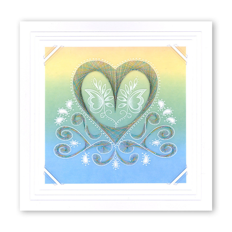 Art Deco & Ocean Swirls Groovi Border Plate Set