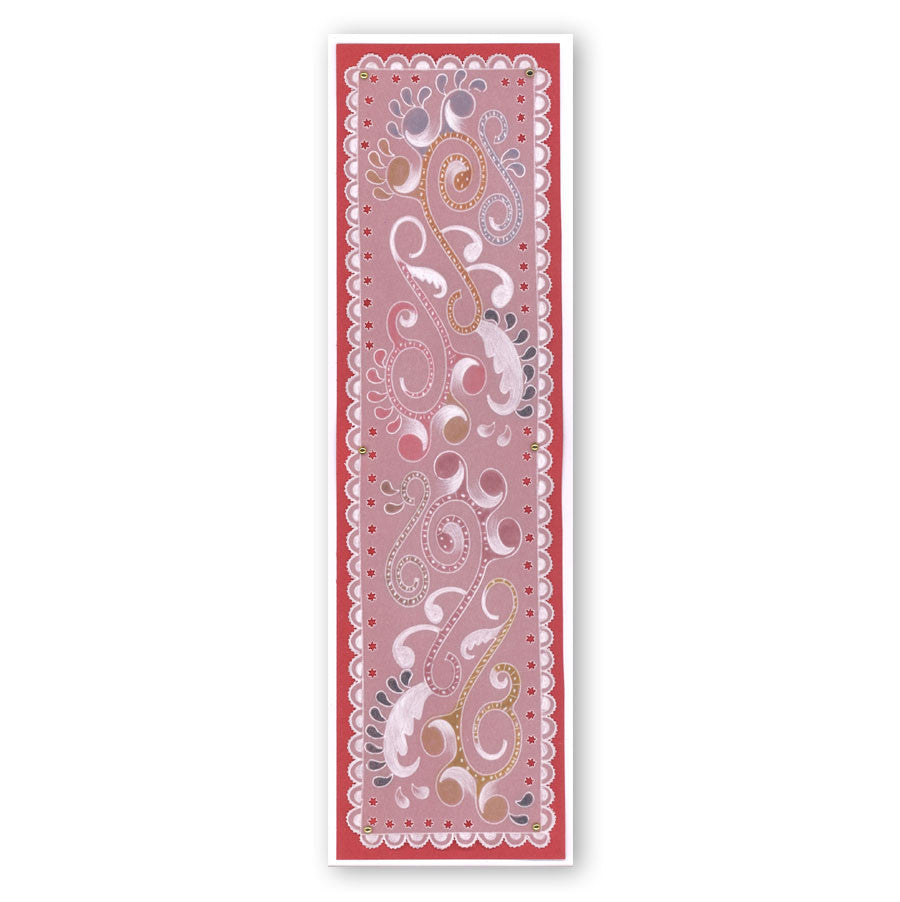 Art Deco & Ocean Swirls Groovi Border Plate Set