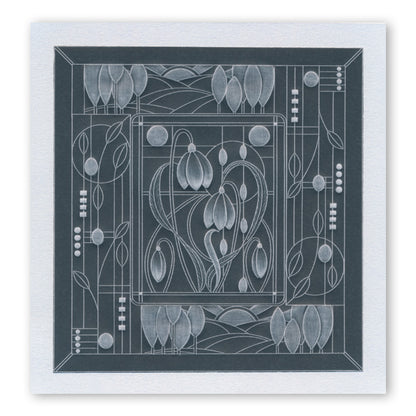 Art Nouveau Floral A6 Groovi Plate & Spacer Collection