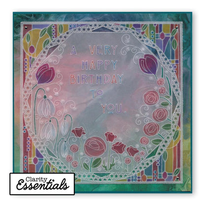 Art Nouveau Alphabet A6 Groovi Plate