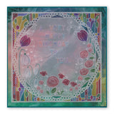 Art Nouveau Floral A6 Groovi Plate & Spacer Collection