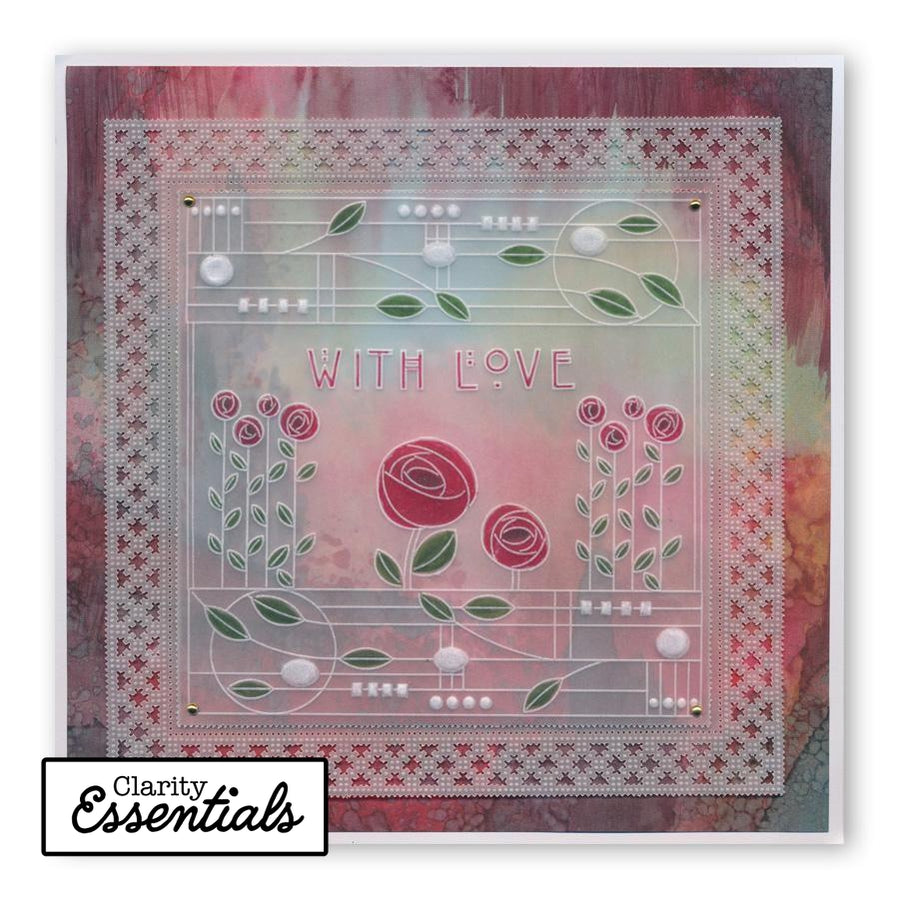 Art Nouveau Alphabet A6 Groovi Plate