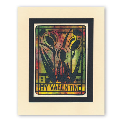 Art Nouveau Snowdrops & Tulips A5 Stamp Set